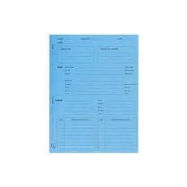 Paquet de 25 dossiers de procédure carte lustrée 25x32cm - Turquoise - EXACOMPTA photo du produit