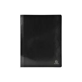 Chemise à lamelle carte lustrée pelliculée 355gm² Iderama - A4 - Noir - EXACOMPTA photo du produit