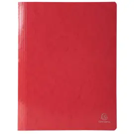 Chemise &agrave; lamelle carte lustr&eacute;e pellicul&eacute;e 355gm&sup2; Iderama - A4 - Rouge - EXACOMPTA photo du produit
