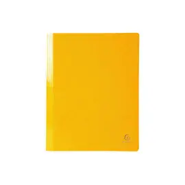 Chemise à lamelle carte lustrée pelliculée 355gm² Iderama - A4 - Jaune - EXACOMPTA photo du produit