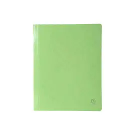 Chemise à lamelle carte lustrée pelliculée 355gm² Iderama - A4 - Vert anis - EXACOMPTA photo du produit