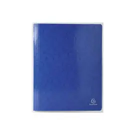 Chemise à lamelle carte lustrée pelliculée 355gm² Iderama - A4 - Bleu foncé - EXACOMPTA photo du produit