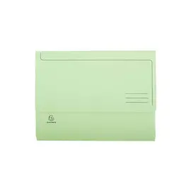Paquet de 50 chemises poche SUPER 210 - 24,5x32,5cm - Vert clair - EXACOMPTA photo du produit
