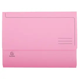 Paquet de 50 chemises poche SUPER 210 - 24,5x32,5cm - Rose - EXACOMPTA photo du produit