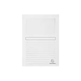 Paquet de 100 chemises &agrave; fenetre Forever&reg; - 22x31cm - Blanc - EXACOMPTA photo du produit