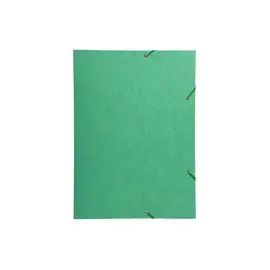 Chemise à élastique 3 rabats carte lustrée 600gm² - A3 - Vert - EXACOMPTA photo du produit