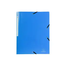 Chemise à élastique 3 rabats Polypropylène 5/10e Opaque - A4 - Couleurs assorties - EXACOMPTA photo du produit