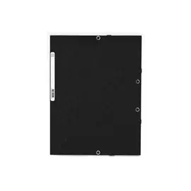 Chemise à élastique 3 rabats carte lustrée 355gm² - A4 - Noir - EXACOMPTA photo du produit