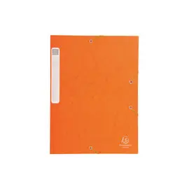 Boite de classement livrée à plat Cartobox Dos 25mm Carte lustrée - A4 - Orange - EXACOMPTA photo du produit