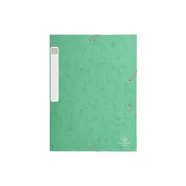 Boite de classement livr&eacute;e &agrave; plat Cartobox Dos 25mm Carte lustr&eacute;e - A4 - Vert - EXACOMPTA photo du produit