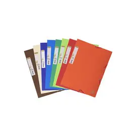 Chemise 3 rabats à élastique carte recyclée 380g/m2 Forever - A4 - Couleurs assorties - EXACOMPTA photo du produit