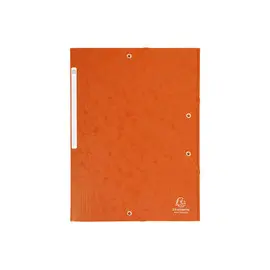 Chemise à élastiques Maxi capacity carte lustrée 425gm² - A4 - Orange - EXACOMPTA photo du produit