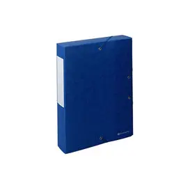 Boite de classement Exabox Dos 60mm Carte lustrée Scotten - A4 - Bleu - EXACOMPTA photo du produit