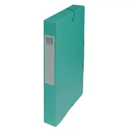 Boite de classement Exabox Dos 40mm Carte lustr&eacute;e - A4 - Vert - EXACOMPTA photo du produit