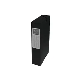 Boite de classement Exabox Dos 60mm Carte lustr&eacute;e - A4 - Noir - EXACOMPTA photo du produit