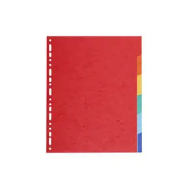 Intercalaires carte 220g 6 positions - A4 maxi - EXACOMPTA photo du produit