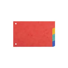 Intercalaires pour fiches bristol carte lustrée 225g/m2 4 positions - 100x150mm - EXACOMPTA photo du produit