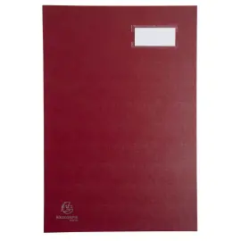 Parapheur direction dos &agrave; soufflets 24x35cm - 20 compartiments - Rouge - EXACOMPTA photo du produit