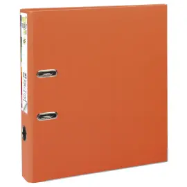 Classeur &agrave; levier Prem'Touch int&eacute;rieur et ext&eacute;rieur en polypropyl&egrave;ne - Dos 50mm - A4 maxi. - Orange - EXACOMPTA photo du produit