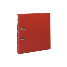 Classeur &agrave; levier Prem'Touch int&eacute;rieur et ext&eacute;rieur en polypropyl&egrave;ne - Dos 50mm - A4 maxi. - Rouge - EXACOMPTA photo du produit