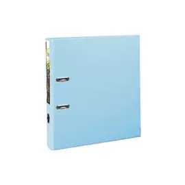 Classeur à levier Prem'Touch intérieur et extérieur en polypropylène - Dos 50mm - A4 maxi. - Bleu clair - EXACOMPTA photo du produit