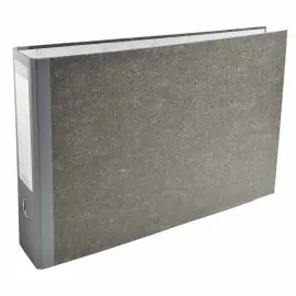 Classeur &agrave; levier papier marbre gris dos de 80mm - A3 horizontal. - Gris-dos gris - EXACOMPTA photo du produit