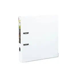 Classeur à levier Prem'Touch intérieur et extérieur en polypropylène - Dos 50mm - A4 maxi. - Blanc - EXACOMPTA photo du produit