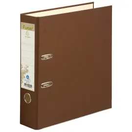 Classeur &agrave; levier rembord&eacute; papier Dos 80mm Forever - A4 maxi. - Chocolat - EXACOMPTA photo du produit
