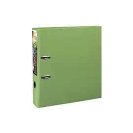 Classeur &agrave; levier Prem'Touch int&eacute;rieur et ext&eacute;rieur en polypropyl&egrave;ne - Dos 80mm - A4 maxi. - Vert anis - EXACOMPTA photo du produit