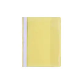 Chemise de pr&eacute;sentation &agrave; lamelles PVC Premium - A4 - Jaune - EXACOMPTA photo du produit