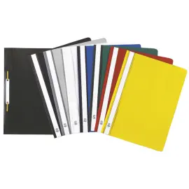 Chemise de pr&eacute;sentation &agrave; lamelles Polypropyl&egrave;ne standard - A4 - Couleurs assorties - EXACOMPTA photo du produit