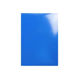 Paquet de 100 couvertures Chromées pour reliure A4 - Bleu - EXACOMPTA photo du produit