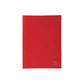 Prot&egrave;ge-documents en polypropyl&egrave;ne souple OPAK 200 vues - A4 - Rouge - EXACOMPTA photo du produit