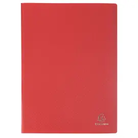 Prot&egrave;ge-documents en polypropyl&egrave;ne souple OPAK 160 vues - A4 - Rouge - EXACOMPTA photo du produit
