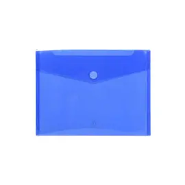 Sachet de 5 pochettes-enveloppes polypropylène - A4 - Bleu - EXACOMPTA photo du produit