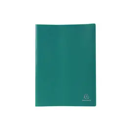 Prot&egrave;ge-documents en polypropyl&egrave;ne souple OPAK 80 vues - A4 - Vert fonc&eacute; - EXACOMPTA photo du produit