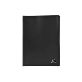 Prot&egrave;ge-documents en polypropyl&egrave;ne souple OPAK 100 vues - A4 - Noir - EXACOMPTA photo du produit