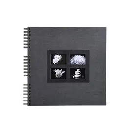 Album photos à spirales 60 pages noires Passion - 32x32 cm - Noir - EXACOMPTA photo du produit