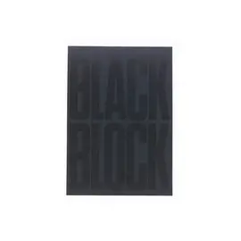 Bloc Black block 29,7x21cm - Papier jaune quadrillé 5x5 - 70 feuillets - Noir - EXACOMPTA photo du produit