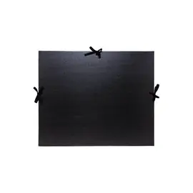 Carton à dessin kraft noir vernis avec ruban 32x45 cm - Pour format A3 - Noir - EXACOMPTA photo du produit