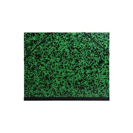 Carton à dessin Annonay avec élastiques 37x52 cm - Pour formats B3 et 1/2 raisin - Vert - EXACOMPTA photo du produit