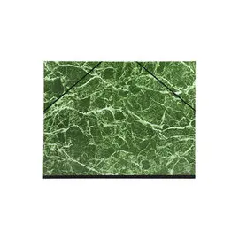 Carton à dessin papier marbré verni avec élastiques 52x67 cm - Pour format raisin - Vert - EXACOMPTA photo du produit