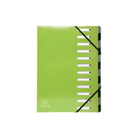 Trieur Harmonika Iderama 12 compartiments - Vert anis - EXACOMPTA photo du produit