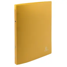 Classeur 2 anneaux 15mm polypropyl&egrave;ne OPAK - A4 - Jaune - EXACOMPTA photo du produit