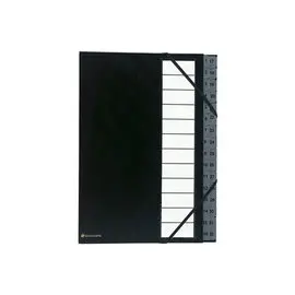 Trieur rigide Ordonator numerique dos extensible 32 compartiments 1 à 32 - Noir - EXACOMPTA photo du produit