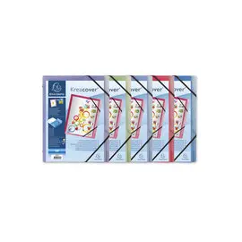 Trieur polypropyl&egrave;ne 3 rabats Krea Cover 8 compartiments - Couleurs assorties - EXACOMPTA photo du produit