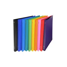 Classeur 2 anneaux 15mm polypropyl&egrave;ne OPAK - A4 - Couleurs assorties - EXACOMPTA photo du produit