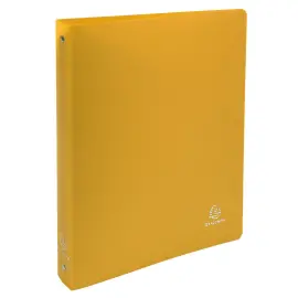 Classeur 4 anneaux 30mm polypropyl&egrave;ne OPAK - A4 Maxi - Jaune - EXACOMPTA photo du produit
