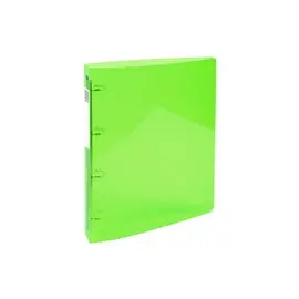 Classeur 4 anneaux 30mm IDERAMA PP polypropyl&egrave;ne 7/10e - A4 maxi - Vert anis - EXACOMPTA photo du produit