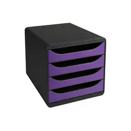 BIG-BOX Pastel noir/pastel glossy - Noir/Violet - EXACOMPTA photo du produit